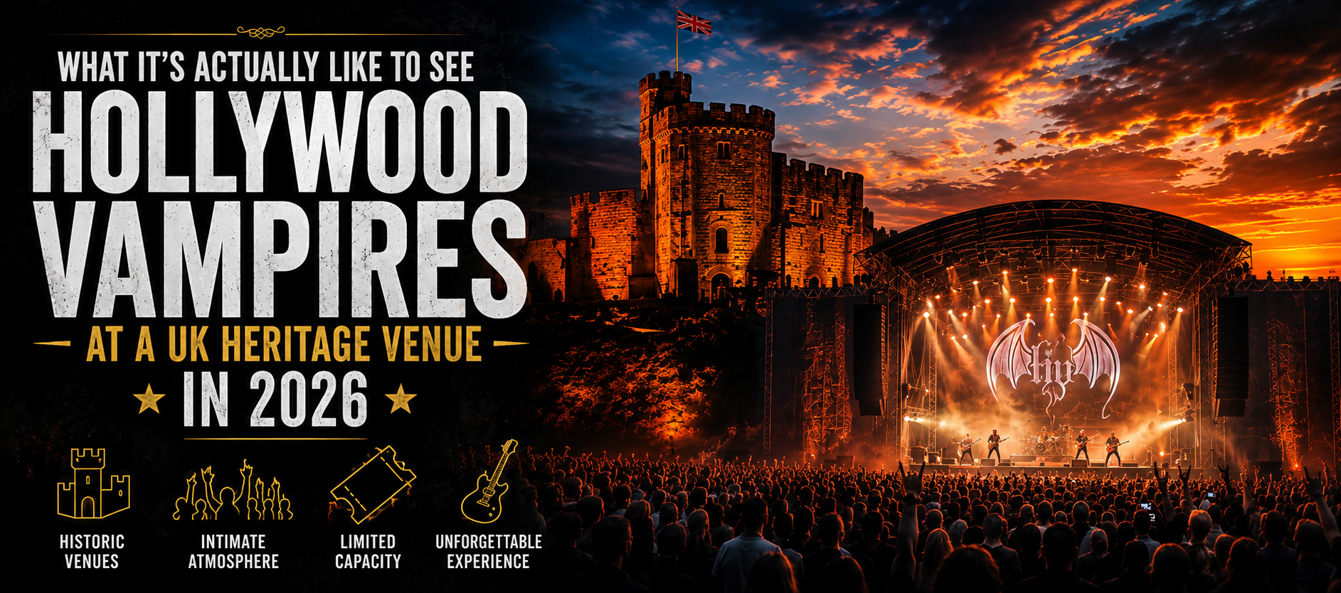 What It's Actually Like To See Hollywood Vampires At A UK Heritage Venue In 2026