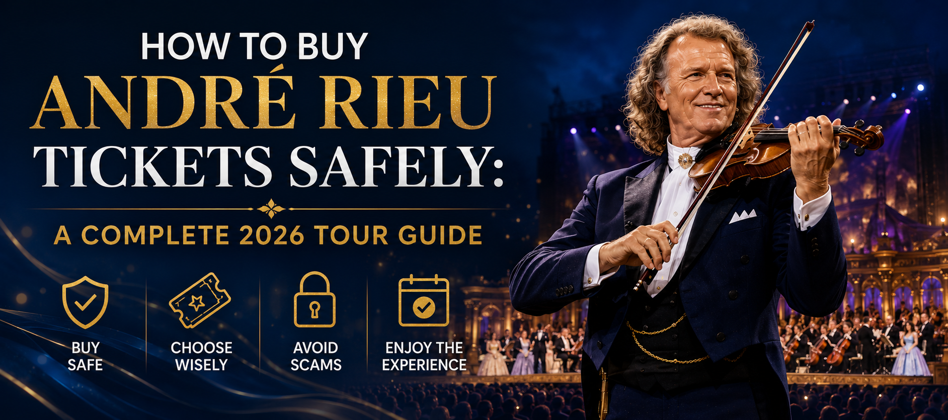 How To Buy André Rieu Tickets Safely: A Complete 2026 Tour Guide