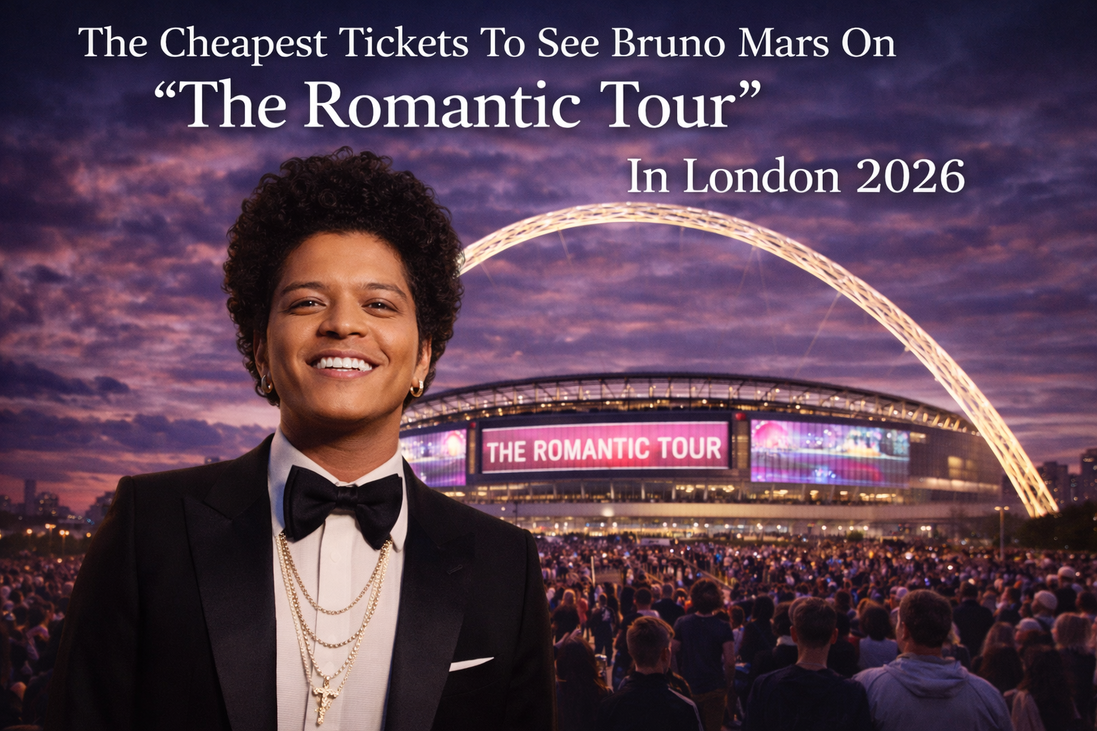 The Cheapest Tickets To See Bruno Mars On “The Romantic Tour” In London 2026