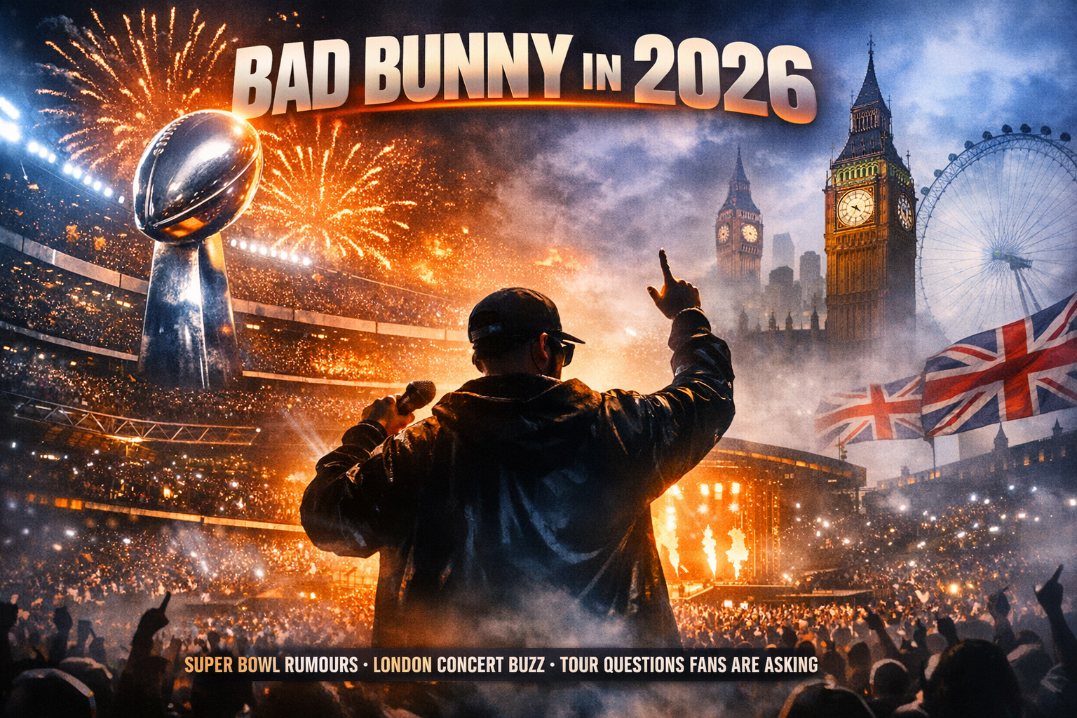Bad Bunny in 2026: Super Bowl Rumours, London Concert Buzz and Tour Questions Fans Are Asking