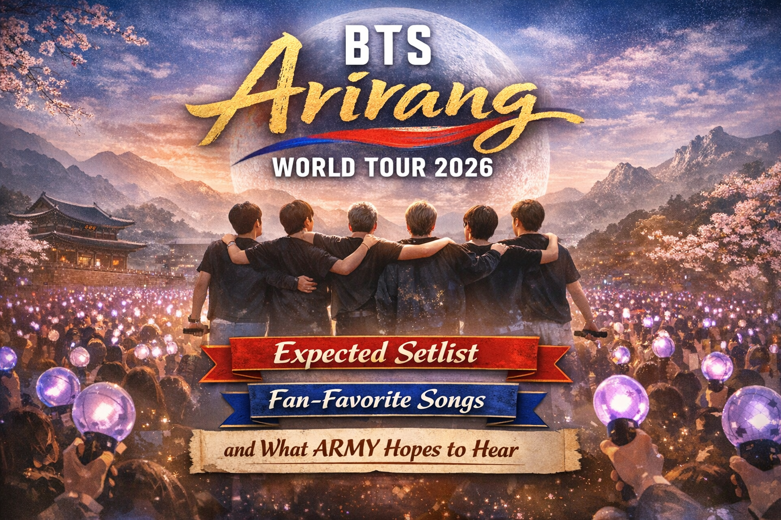 BTS Arirang World Tour 2026: Expected Setlist, Fan-Favorite Songs and What ARMY Hopes to Hear