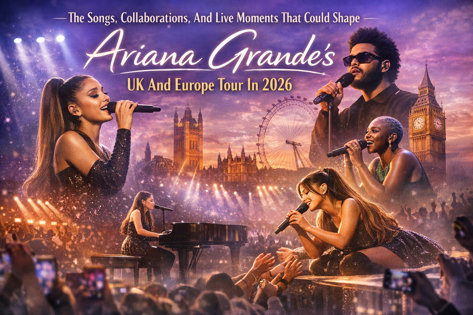 The Songs, Collaborations, And Live Moments That Could Shape Ariana Grande’s UK And Europe Tour In 2026