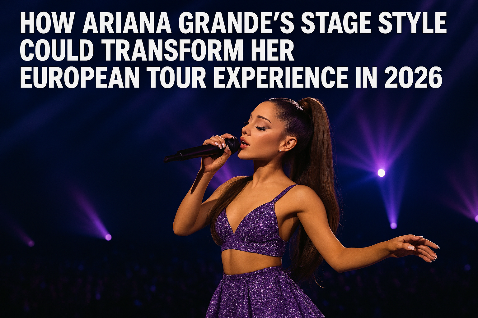 How Ariana Grande’s Stage Style Could Transform Her European Tour Experience In 2026