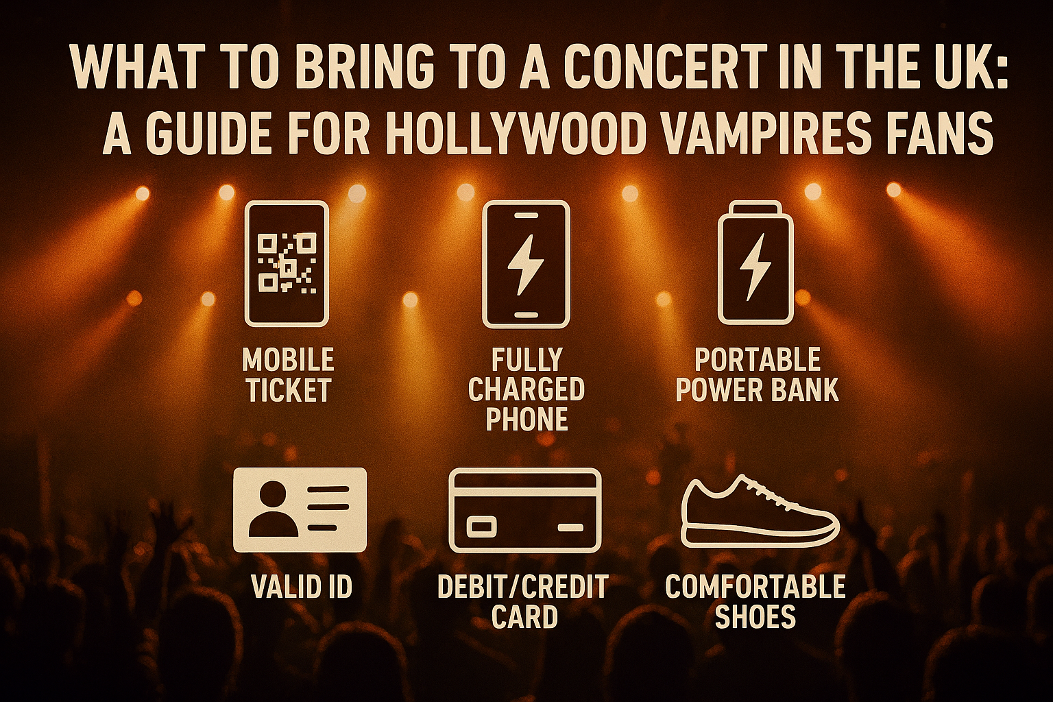 What To Bring To A Concert In The UK: A Guide For Hollywood Vampires Fans