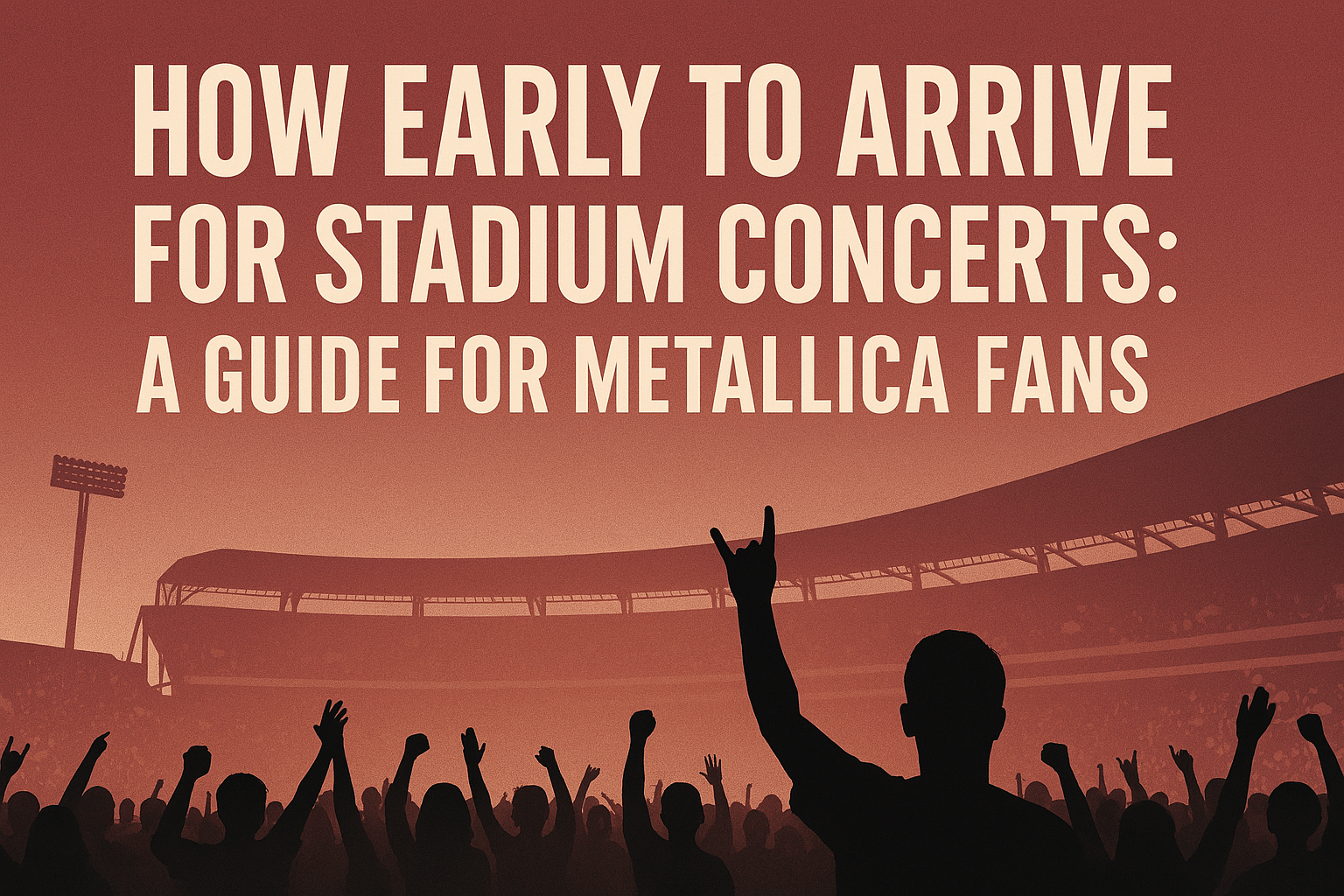 How Early To Arrive For Stadium Concerts: A Guide For Metallica Fans