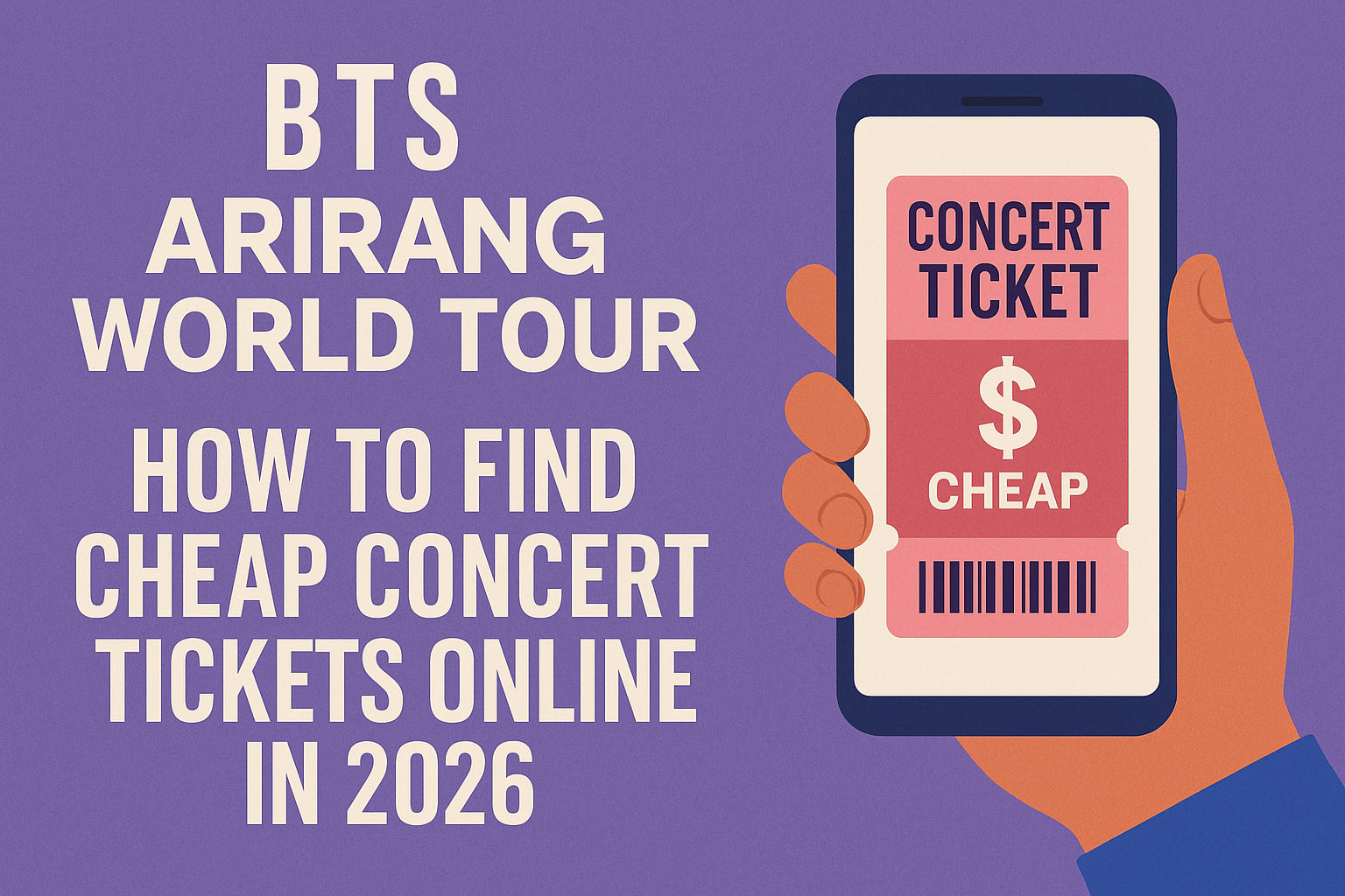 BTS’ ‘Arirang World Tour:’ How To Find Cheap Concert Tickets Online In 2026
