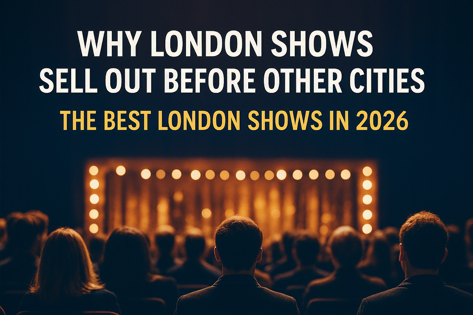 Why London Shows Sell Out Before Other Cities – The Best London Shows In 2026